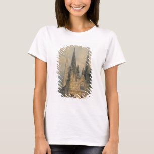 Lichfieldのカテドラル、(犬)スタッフォード1794年(w/c Tシャツ