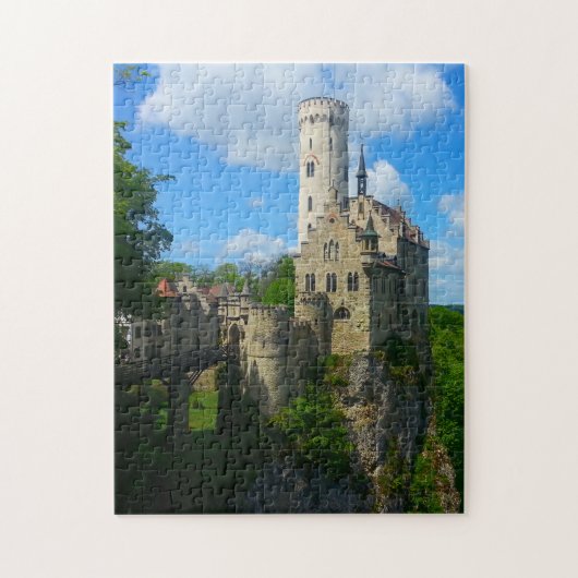 Lichtenstein Castle Reutlingenドイツ。 ジグソーパズル (縦)