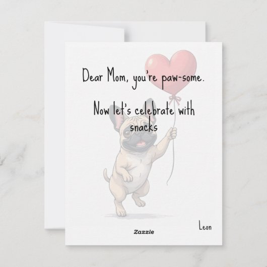 💘🐶Lick It and Love It シーズンカード (裏面)