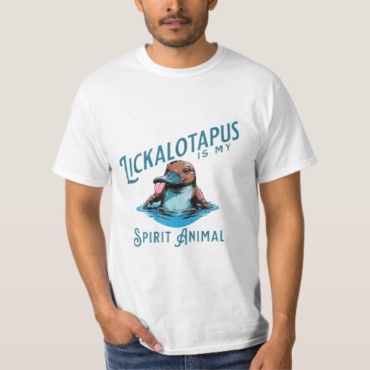 lickalotapusは私のスピリットアニマル tシャツ (正面)