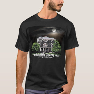 Licking郡の古い刑務所の幽霊のよく出るなTシャツ Tシャツ