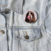 Licking Cocker Spaniel Pin Badge 缶バッジ (インサイチュ)