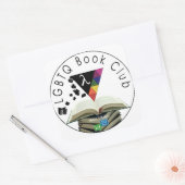 Licking County Library: LGBTQステッカー スクエアシール (封筒)