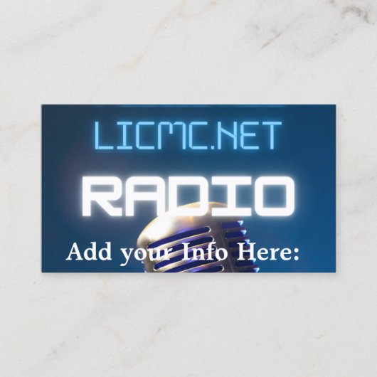 LICMC Business PLUS通話カード コーリングカード (正面)