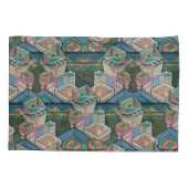 Licoriceでは、スエードで3Dコラージュをソート 枕カバー (裏面)