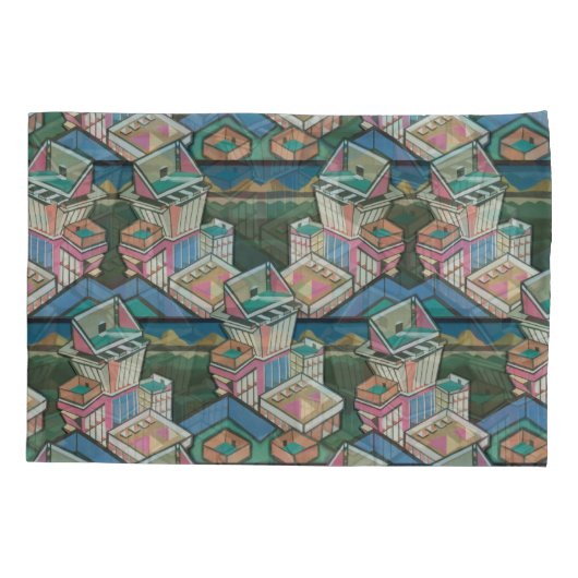 Licoriceでは、スエードで3Dコラージュをソート 枕カバー (裏面)