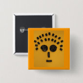 Licoriceの顔ボタン 缶バッジ (正面&裏面)