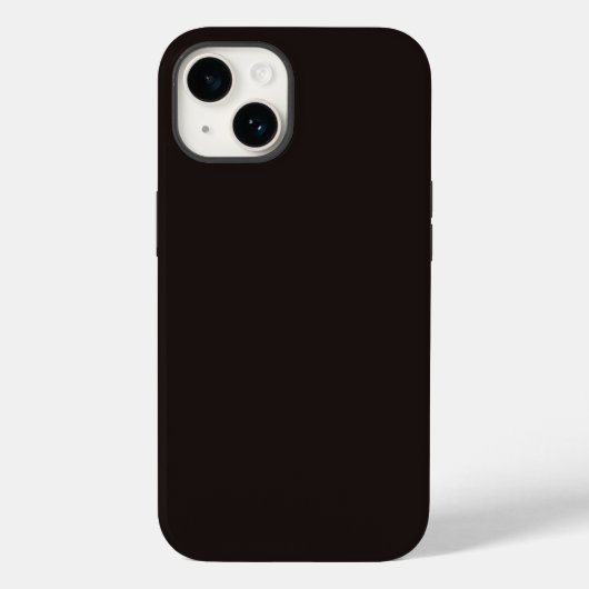 Licorice黒タフiPhone 14ケース Case-Mate iPhoneケース (裏面)
