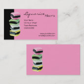 Licorice Allsorsピンクの名刺 名刺 (正面/裏面)