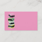 Licorice Allsorsピンクの名刺 名刺 (裏面)