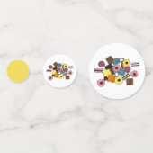 Licorice Allsortsあらゆる種類のLicoriceキャンディースイーツ コンフェッティ (正面)