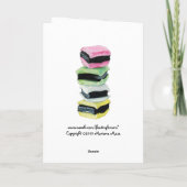 Licorice Allsortsグリーン誕生日カード カード (裏面)