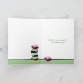 Licorice Allsortsグリーン誕生日カード カード (内部)