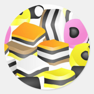 Licorice Allsorts ラウンドシール