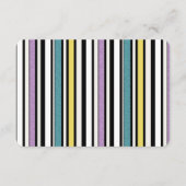 Licorice candy ストライプ結婚 – エンクロージャカード エンクロージャーカード (裏面)