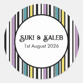 Licorice candy ストライプ結婚 – ステッカー