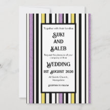 Licorice Candy -結婚式招待状