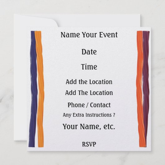 Licorice Candy - SRF 招待状 (裏面)