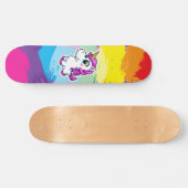 Licorne arc en ciel Skateboard スケートボード (横)