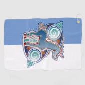 Licorne celtique ゴルフタオル (横)