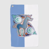 Licorne celtique ゴルフタオル (正面)