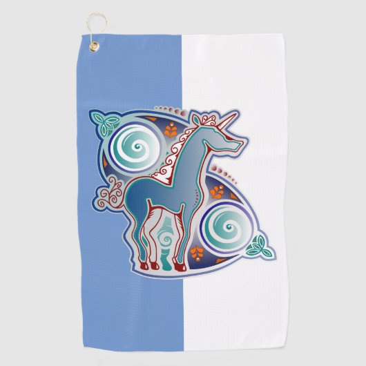 Licorne celtique ゴルフタオル (正面)