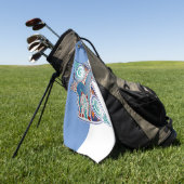 Licorne celtique ゴルフタオル (グリーン)