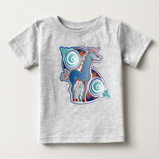 Licorne celtique ベビーTシャツ (正面)