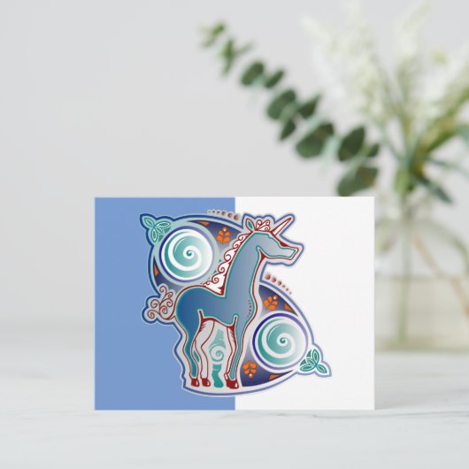 Licorne celtique ポストカード (スタンド正面)