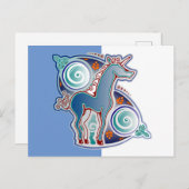 Licorne celtique ポストカード (正面/裏面)