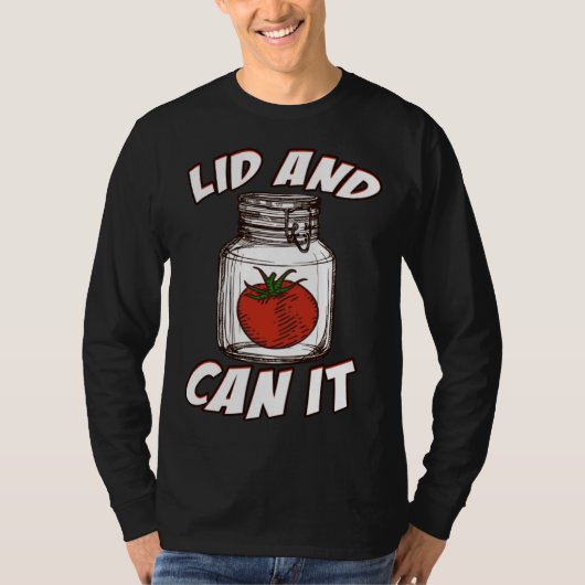 Lid And Can It Vinegar Condiment Tシャツ (正面)