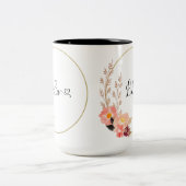 LidiaのMag 15oz0 (その他のオプションを参照) ツートーンマグカップ (中央)