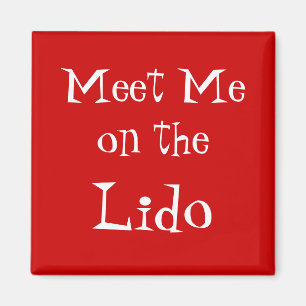 Lidoの巡航の磁石の赤の大会 マグネット