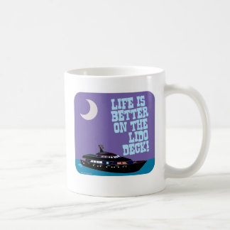 Lidoデッキの両面 コーヒーマグカップ