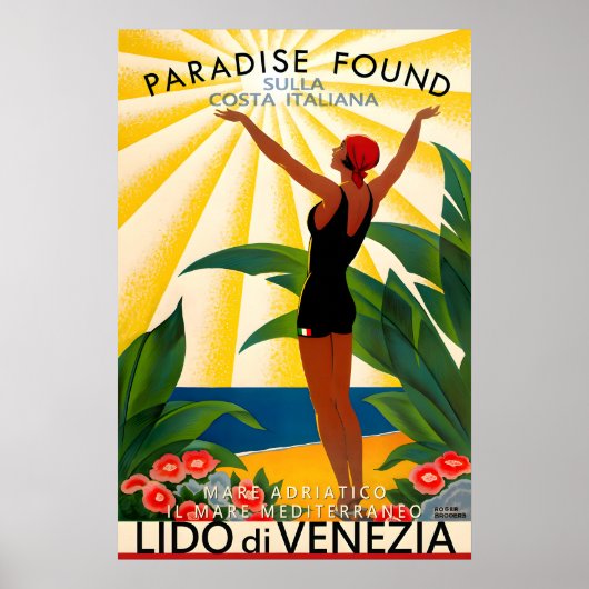 Lido di Venezia Venice Italy Adriatic ポスター (正面)
