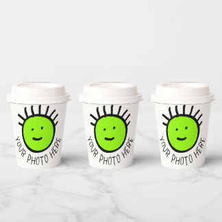 LIDSカスタムテンプレート付きフォト8パーティー紙カップ 紙コップ