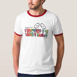 Lidsvilleの絞り染めからの挨拶 Tシャツ