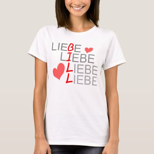 Liebe Liebe Liebe LiebeのTシャツ Tシャツ (正面)