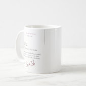 Liebe personalisierbare Tasse zum Valentinstag  コーヒーマグカップ (正面左)