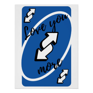  Liebeserklärung: 'Love You More' Uno-Poster für P ポスター