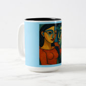 Liebesgeflüster ツートーンマグカップ (正面左)