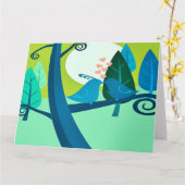 Liebeslied カード (黄色い花)