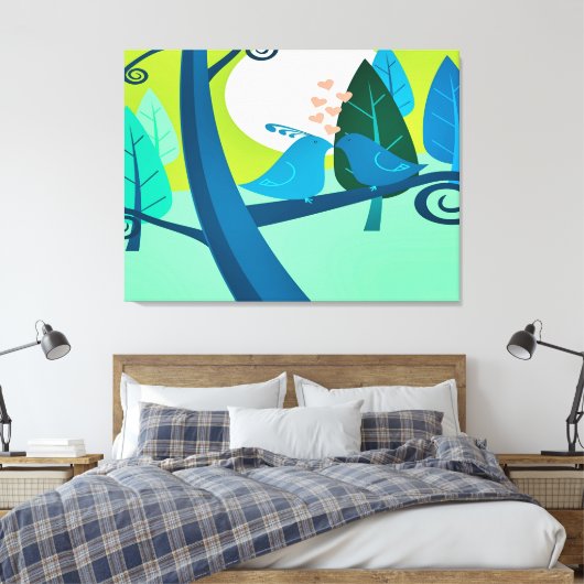 Liebeslied キャンバスプリント (インサイチュ (寝室))