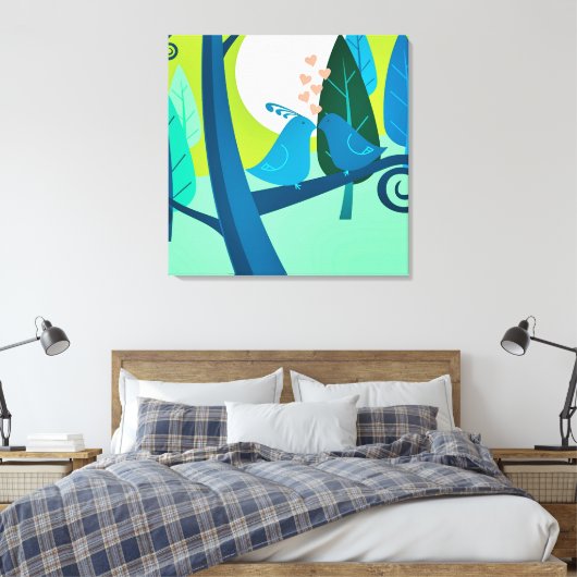 Liebeslied キャンバスプリント (インサイチュ (寝室))