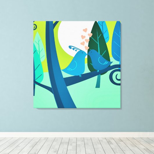 Liebeslied キャンバスプリント (インサイチュ (ウッドフロア))