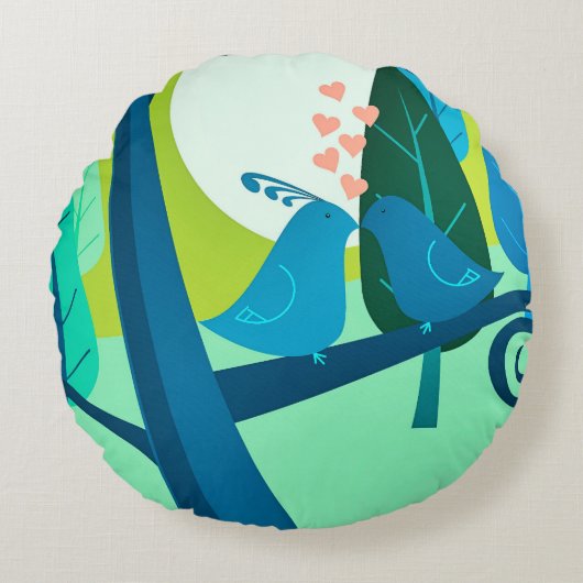 Liebeslied ラウンドクッション (正面)