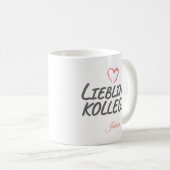 Lieblingskollegin | Geschenk für Kollegin コーヒーマグカップ (正面右)