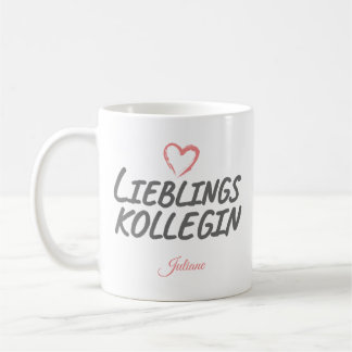 Lieblingskollegin | Geschenk für Kollegin コーヒーマグカップ