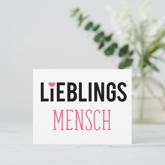 Lieblingsmensch ポストカード (スタンド正面)