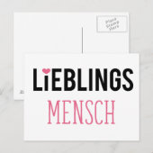 Lieblingsmensch ポストカード (正面/裏面)